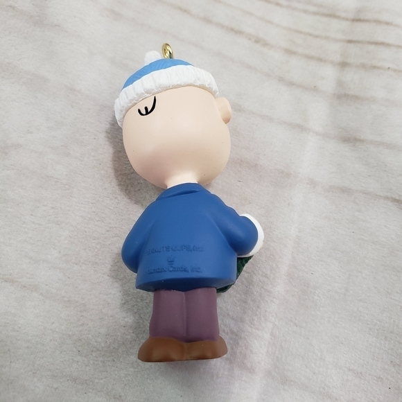 Hallmark Peanuts Charlie Brown A Snoopy Christmas Ornament Bob Siedler 1999 Box - Picture 5 of 10
